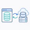 Schéma synchronizace lokální databáze s cloudem