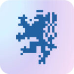 Pixelová ilustrace hlavy složené z digitálních bloků